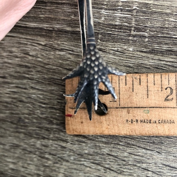 Antique Silverplate Talon Sugar Cube Tongs - Picture 13 of 15